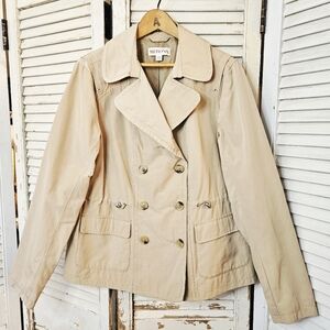 Merona Double Breasted Water Resistant Blazer L